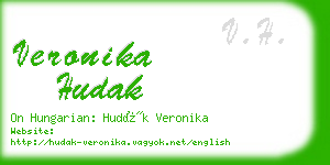 veronika hudak business card